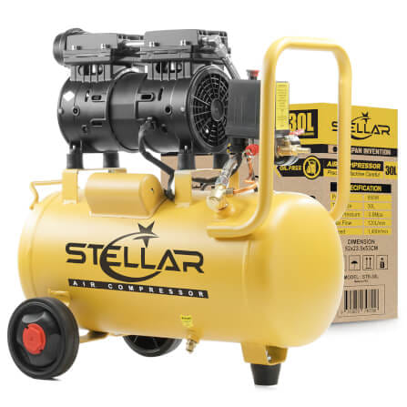 ปั๊มลม OIL FREE STELLAR รุ่น STR-30L 30 ลิตร 850 วัตต์_7